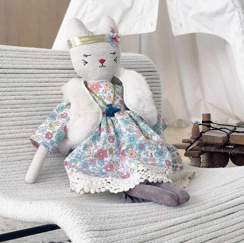 Pottery Barn Kids Jenni Kayne Kitten Doll Stuffed Animal